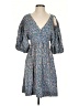 Mirth 100% Cotton Paisley Blue Casual Dress Size XS - photo 1