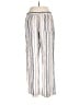 Maurices Stripes Silver Linen Pants Size L - photo 2