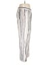 Maurices Stripes Silver Linen Pants Size L - photo 4