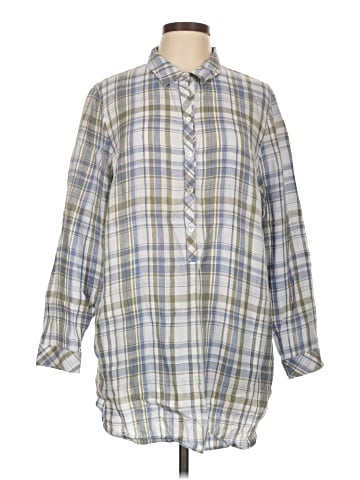 J.Jill 3/4 Sleeve Button-Down Shirt (view 1)