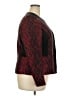 Kasper Print Red Blazer Size 18 - photo 4