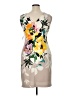 Donna Ricco Graphic Tan Cocktail Dress Size 14 - photo 2
