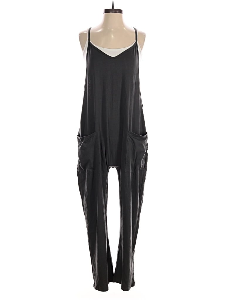 Pre-owned Unbranded Jumpsuit In Gray