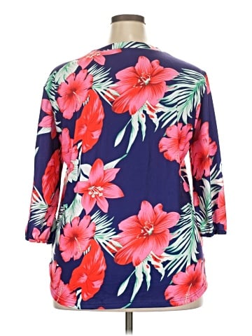 Target 3/4 Sleeve Henley (view 2)