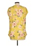 Luxology Yellow Short Sleeve Blouse Size L - photo 2