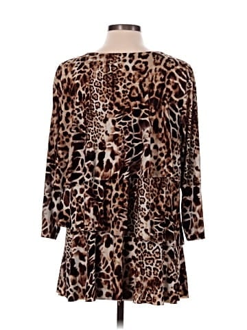Susan Graver 3/4 Sleeve Blouse (view 2)