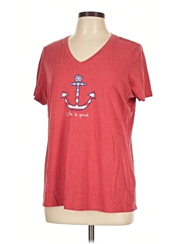 Life Is Good Short Sleeve Henley (view 2)
