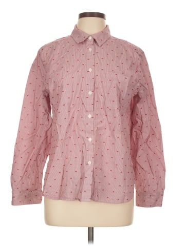 Ann Taylor LOFT Long Sleeve Button-Down Shirt (view 1)