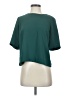 Amanda Uprichard 100% Polyester Teal Short Sleeve Top Size S - photo 1