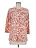 Lomon Red 3/4 Sleeve Blouse Size M - photo 1