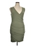 Leith Solid Green Cocktail Dress Size XL - photo 1