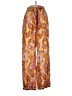 Angie Paisley Orange Casual Pants Size S - photo 1