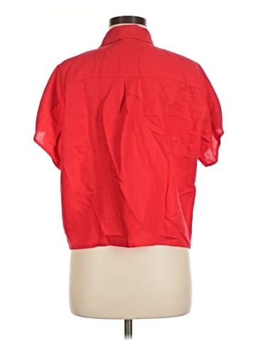 INC International Concepts Short Sleeve Blouse (view 2)