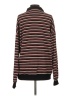 Lioness Stripes Burgundy Pullover Sweater Size XS - photo 2