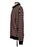 Lioness Stripes Burgundy Pullover Sweater Size XS - photo 5