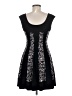 Connected Apparel Graphic Black Cocktail Dress Size 6 (petite) - photo 2