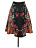 Bebe Paisley Black Formal Skirt Size 2 - photo 1