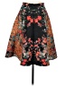 Bebe Paisley Black Formal Skirt Size 2 - photo 2