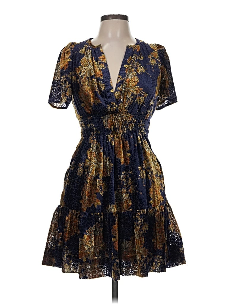 Pre-owned Anthropologie Cocktail Dress In Blue