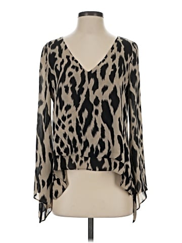 Parker 3/4 Sleeve Silk Top (view 1)
