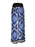 Apt. 9 Paisley Blue Casual Pants Size L - photo 1
