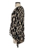 Parker 100% Silk Animal Print Black 3/4 Sleeve Silk Top Size XS - photo 5
