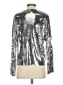 MICHAEL Michael Kors Metallic Silver Pullover Sweater Size XS - photo 2