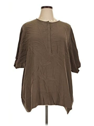 Lafayette 148 New York 3/4 Sleeve Blouse (view 1)