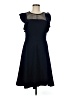 Neiman Marcus Black Blue Cocktail Dress Size 6 - photo 1