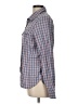 Columbia 100% Polyester Plaid Blue Long Sleeve Blouse Size L - photo 5