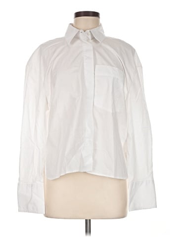 Zara Long Sleeve Button-Down Shirt (view 1)