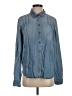 Cloth & Stone Blue Long Sleeve Button-Down Shirt Size S - photo 1