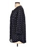 Roz & Ali 100% Polyester Polka Dots Blue 3/4 Sleeve Blouse Size L - photo 5