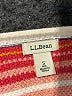 L.L.Bean 100% Cotton Stripes White Pullover Sweater Size S - photo 7