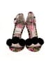 Betsey Johnson Floral Multi Color Pink Sandals Size 7 1/2 - photo 2