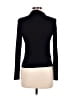 Enza Costa Black Long Sleeve Turtleneck Size L - photo 2