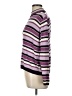 Laura Scott Stripes Purple Turtleneck Sweater Size L - photo 5