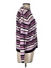 Laura Scott Stripes Purple Turtleneck Sweater Size L - photo 4