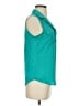 Ann Taylor LOFT 100% Polyester Teal Sleeveless Blouse Size S (petite) - photo 4