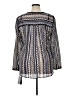 Etcetera Blue Long Sleeve Blouse Size 16 - photo 2