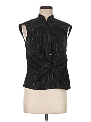 White House Black Market Sleeveless Button-Down Shirt (view 1)