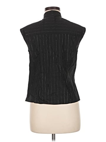 White House Black Market Sleeveless Button-Down Shirt (view 2)