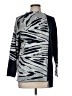 Nic + Zoe Animal Print Silver Pullover Sweater Size M (petite) - photo 1