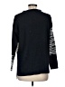 Nic + Zoe Animal Print Silver Pullover Sweater Size M (petite) - photo 2