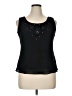 R&M Richards 100% Polyester Black Tank Top Size 14 - photo 1