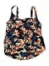 Avenue Print Blue Swimsuit Top Size 26w - photo 1