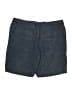 Eddie Bauer 100% Linen Solid Blue Denim Shorts Size 18 - photo 1