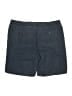 Eddie Bauer 100% Linen Solid Blue Denim Shorts Size 18 - photo 2