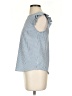 Monteau Blue Sleeveless Blouse Size S - photo 5