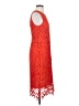 Ann Taylor 100% Polyester Solid Orange Cocktail Dress Size 4 - photo 4